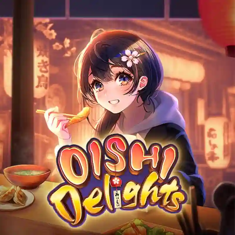 Oishi Delights slot game interface